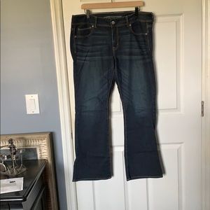 American Eagle Kick Boot Jeans Size 14
